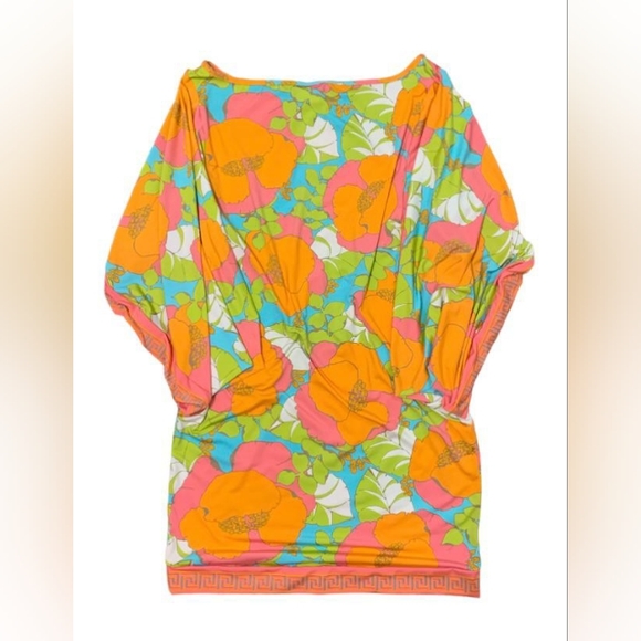TRINA TURK, Tunic for the beach, floral tunic for women - Picture 3 of 4